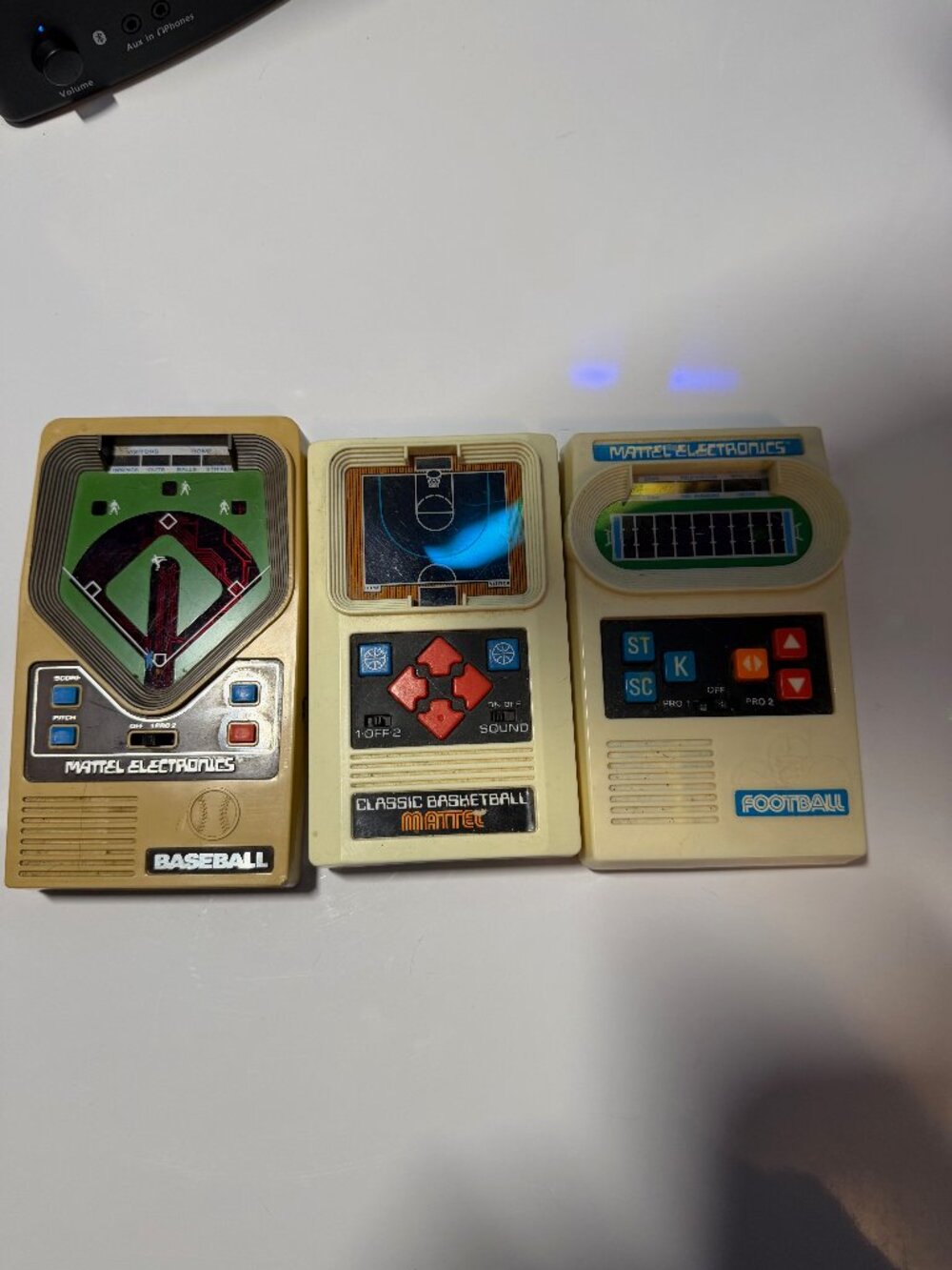 Vintage Baseball, Basketball, Football Electronic Games